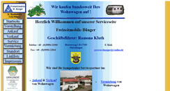 Desktop Screenshot of caravan-buenger.de